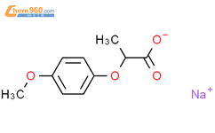 2-(4-甲氧基苯氧基)丙酸结构式图片|13794-15-5结构式图片