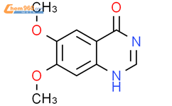 6,7-二甲氧基-1H-喹唑啉-4-酮结构式图片|13794-72-4结构式图片