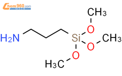 3-氨基丙基三甲氧基硅烷结构式图片|13822-56-5结构式图片