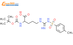 叔丁氧羰基-甲苯磺酰基-精氨酸结构式图片|13836-37-8结构式图片