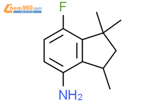 7-fluoro-1,1,3-trimethyl-2,3-dihydro-1?-inden-4-amine结构式图片|1383809-95-7结构式图片