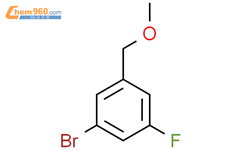 1-Bromo-3-fluoro-5-(methoxymethyl)benzene结构式图片|1383985-25-8结构式图片