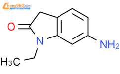 6-氨基-1-乙基吲哚啉-2-酮结构式图片|1384080-95-8结构式图片