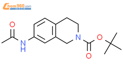 Tert-butyl 7-acetamido-1,2,3,4-tetrahydroisoquinoline-2-carboxylate结构式图片|1384672-04-1结构式图片
