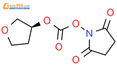 (S)-四氢呋喃基琥珀酰亚胺基碳酸酯结构式图片|138499-08-8结构式图片