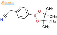 4-氰甲基苯硼酸频哪酯结构式图片|138500-86-4结构式图片