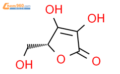 (5R)-3,4-二羟基-5-(羟基甲基)-2(5H)-呋喃酮结构式图片|138760-70-0结构式图片