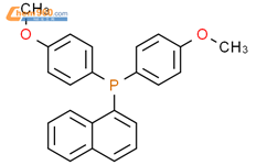 Phosphine, bis(4-methoxyphenyl)-1-naphthalenyl-结构式图片|138996-81-3结构式图片