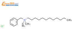 十二烷基二甲基苄基氯化铵结构式图片|139-07-1结构式图片