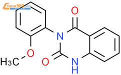 2,4(1H,3H)-Quinazolinedione, 3-(2-methoxyphenyl)-结构式图片|13905-52-7结构式图片