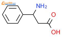 (R)-3-氨基-3-苯基丙酸结构式图片|13921-90-9结构式图片