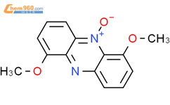 吩嗪，1,6-二甲氧基-5-氧化物结构式图片|13925-10-5结构式图片