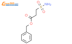 benzyl 3-sulfamoylpropanoate结构式图片|1394738-31-8结构式图片