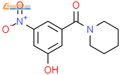 3-nitro-5-[(piperidin-1-yl)carbonyl]phenol结构式图片|1394935-37-5结构式图片
