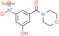 3-[(morpholin-4-yl)carbonyl]-5-nitrophenol结构式图片|1394954-54-1结构式图片