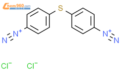 Benzenediazonium, 4,4'-thiobis-, dichloride结构式图片|13954-65-9结构式图片