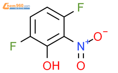 3,6-Difluoro-2-nitrophenol结构式图片|139548-97-3结构式图片