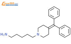 1-Piperidinepentanamine, 4-(diphenylmethylene)-结构式图片|139981-16-1结构式图片