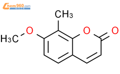 7-甲氧基-8-甲基-2H-色烯-2-酮结构式图片|14002-94-9结构式图片