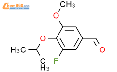 3-氟-4-异丙氧基-5-甲氧基苯甲醛结构式图片|1400643-56-2结构式图片