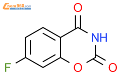 7-氟-2H-1,3-苯并恶嗪-2,4(3H)-二酮结构式图片|1400990-47-7结构式图片