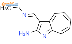 Cyclohepta[b]pyrrol-2-amine, 3-[(ethylimino)methyl]-结构式图片|140139-47-5结构式图片