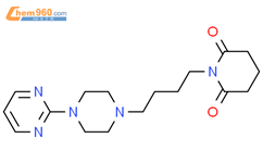 2,6-Piperidinedione, 1-[4-[4-(2-pyrimidinyl)-1-piperazinyl]butyl]-结构式图片|140245-72-3结构式图片