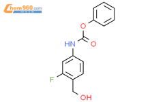 (3-氟-4-(羟甲基)苯基)氨基甲酸苯基酯结构式图片|1402585-33-4结构式图片