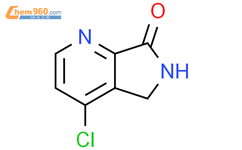 4-氯-5H-吡咯并[3,4-b]吡啶-7（6H）-酮结构式图片|1402666-33-4结构式图片