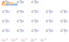 六氰钴酸锌结构式图片|14049-79-7结构式图片