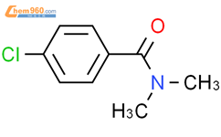 4-氯-N，N-二甲基苯甲酰胺结构式图片|14062-80-7结构式图片