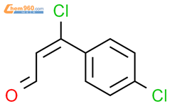 3-氯-3-(4-氯苯基)丙烯醛结构式图片|14063-77-5结构式图片