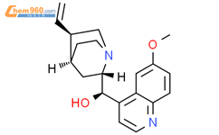 Cinchonan-9-ol,6'-methoxy-, (8a,9R)-,tannin complexes结构式图片|1407-83-6结构式图片