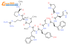 1-9-Luteinizinghormone-releasing factor (swine),6-(2-methyl-D-tryptophan)-9-(N-ethyl-L-prolinamide)-结构式图片|140703-49-7结构式图片
