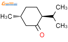 L-薄荷酮结构式图片|14073-97-3结构式图片