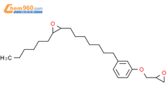 Oxirane, 2-hexyl-3-[7-[3-(oxiranylmethoxy)phenyl]heptyl]-结构式图片|140938-93-8结构式图片