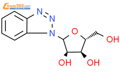 呋喃核糖苷，1H-苯并三唑-1结构式图片|14097-25-7结构式图片