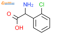DL-邻氯苯甘氨酸结构式图片|141196-64-7结构式图片