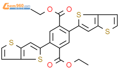 2,5-双(噻吩并[3,2-b]噻吩-2-基)对苯二甲酸二乙酯结构式图片|1411976-67-4结构式图片