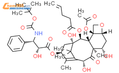 2-苯甲酰-2-戊烯基多西紫杉醇结构式图片|1412898-66-8结构式图片