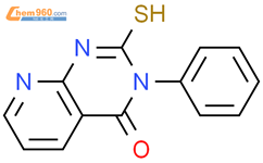 2-疏基-3-苯基吡啶并[2,3-d]嘧啶-4(3h)-酮结构式图片|14133-23-4结构式图片
