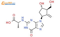 Entecavir-(R)-Methylethyl Carboxylic Acid结构式图片|1415118-53-4结构式图片