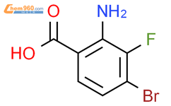 2-氨基-4-溴-3-氟苯甲酸