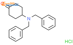 4-(Dibenzylamino)cyclohexanone hydrochloride结构式图片|1416352-02-7结构式图片