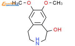 1H-3-Benzazepin-1-ol, 2,3,4,5-tetrahydro-7,8-dimethoxy-结构式图片|14165-92-5结构式图片