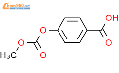 4-甲氧基羰氧基苯甲酸结构式图片|14180-11-1结构式图片