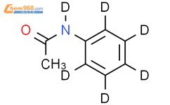 乙酰苯胺-d6结构式图片|141801-46-9结构式图片