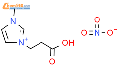 1-羧乙基-3-甲基咪唑硝酸盐结构式图片|1418285-23-0结构式图片