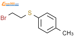 Benzene, 1-[(2-bromoethyl)thio]-4-methyl-结构式图片|14184-30-6结构式图片