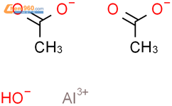 乙酸铝,碱式结构式图片|142-03-0结构式图片